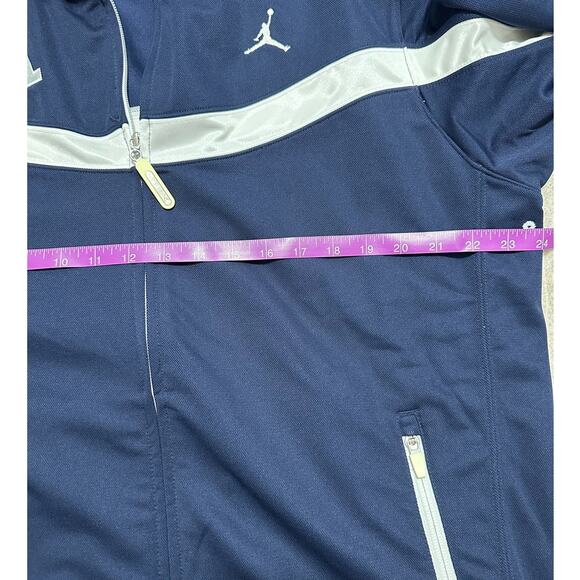 Jordan Blue and White Full Zip Front Jacket Size M - Picture 7 of 8